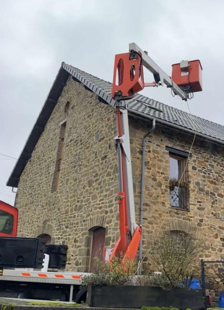 intervention de la nacelle