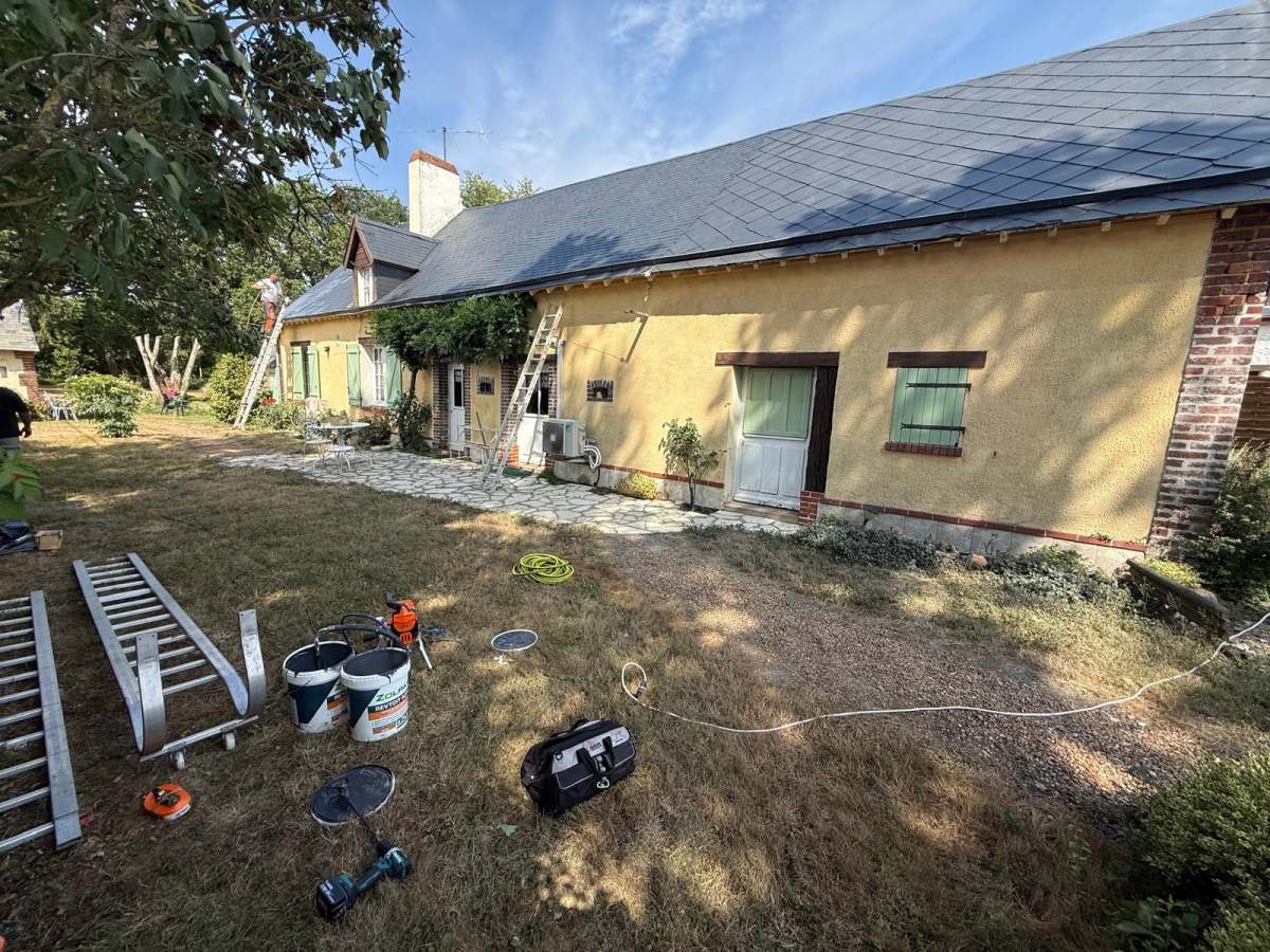 peinture sur toiture